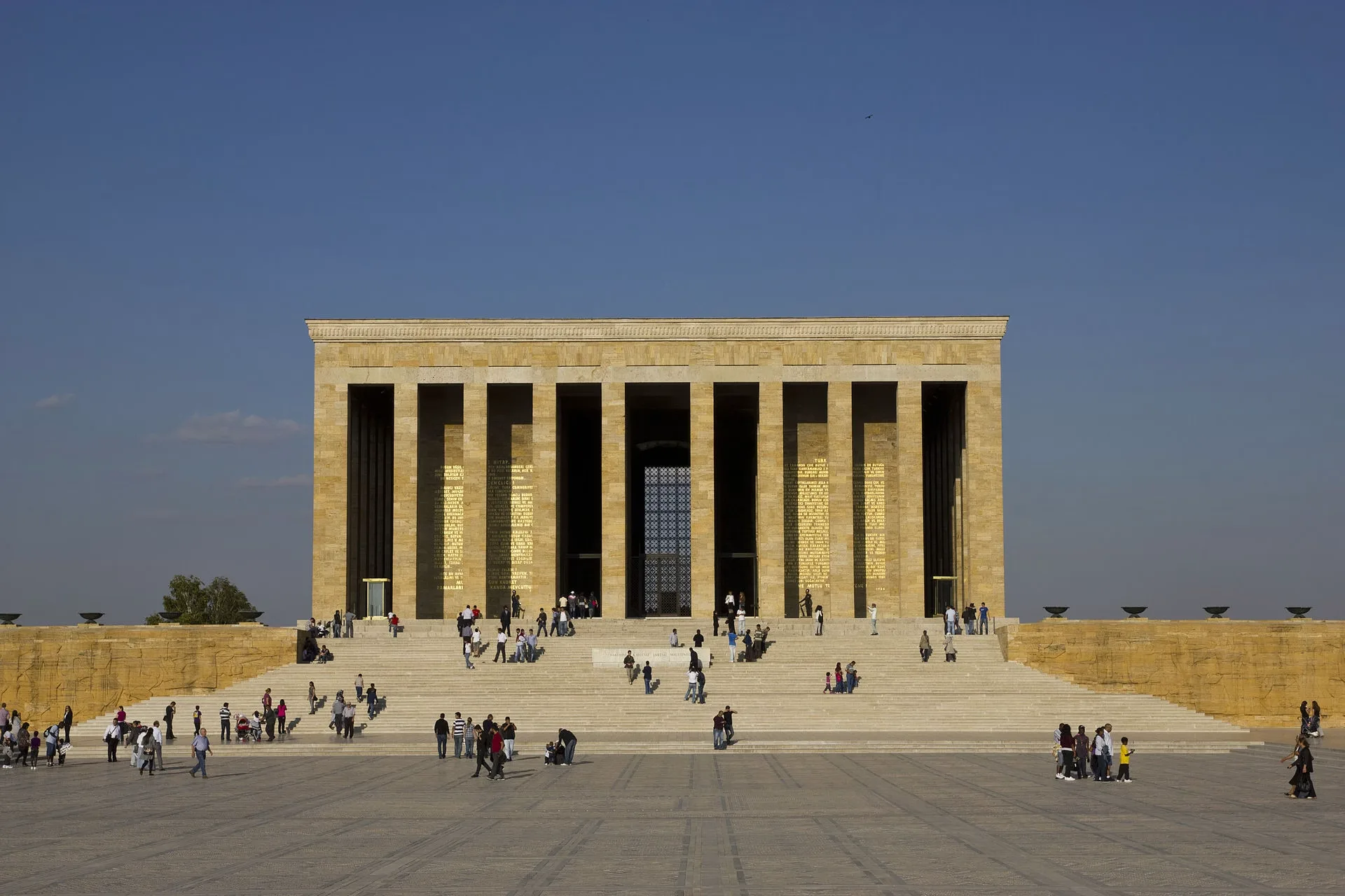 Anıtkabir, the mausoleum dedicated to Mustafa Kemal Atatürk